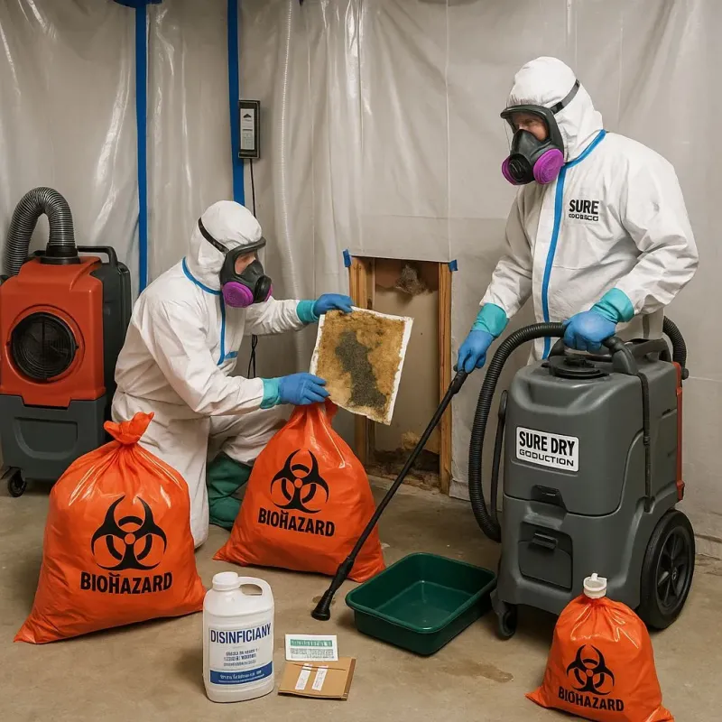 Contaminated Water Handling Protocols process in Jasper County, SC